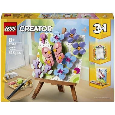 💐 LEGO 31390 Creator 3in1 Deko-Blumengemälde für 16,99€ (statt 23€)