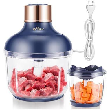🍲 Bear Mini Zerkleinerer mit 2 Geschwindigkeitsstufen für 19,99€ (statt 35€)