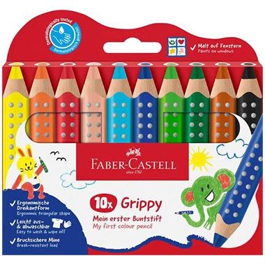 ✍🏻 10er Pack Faber Castell Grippy Buntstifte Set für 14,85€ (statt 20€)
