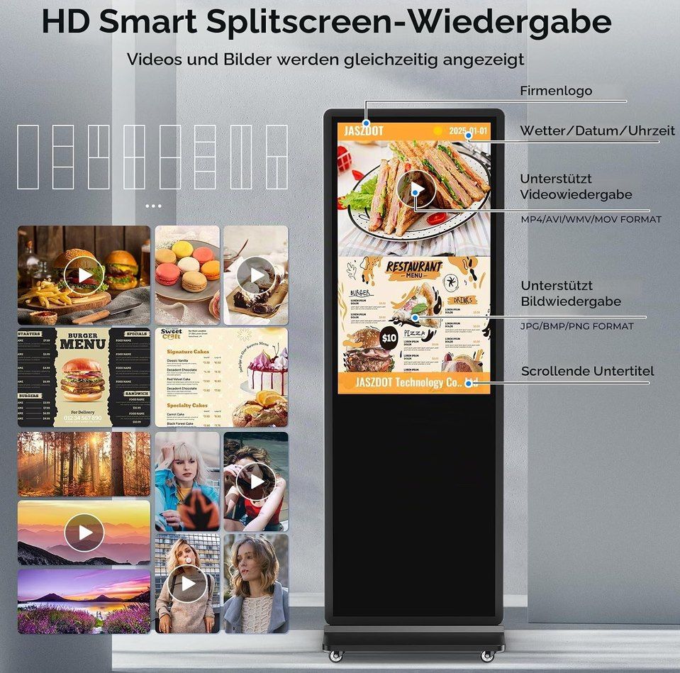đââïž JASZDOT 55 Zoll Digitaler Kundenstopper mit Touchdisplay fĂŒr 949,50⏠(statt 1.899âŹ) đââïž JASZDOT 55 Zoll Digitaler Kundenstopper mit Touchdisplay fĂŒr 949,50⏠(statt 1.899âŹ)