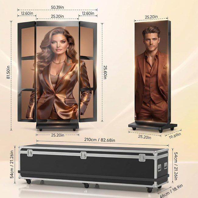 🖥️ JASZDOT 80 Zoll P1.86 faltbares LED Display inkl. Koffer für 3.989€ (statt 5.699€) 🖥️ JASZDOT 80 Zoll P1.86 faltbares LED Display inkl. Koffer für 3.989€ (statt 5.699€)