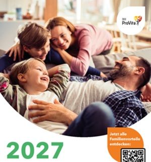 Kostenloser Familienkalender 2027 von der BKK ProVita