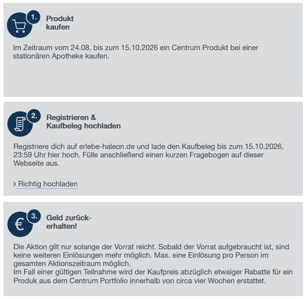 🦠 Ein Centrum Produkt gratis ausprobieren 🦠 Ein Centrum Produkt gratis ausprobieren