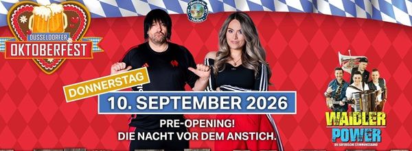 🍻 Freikarte zum Düsseldorfer Oktoberfest am 10.9. mit Newsletteranmeldung 🍻 Freikarte zum Düsseldorfer Oktoberfest am 10.9. mit Newsletteranmeldung