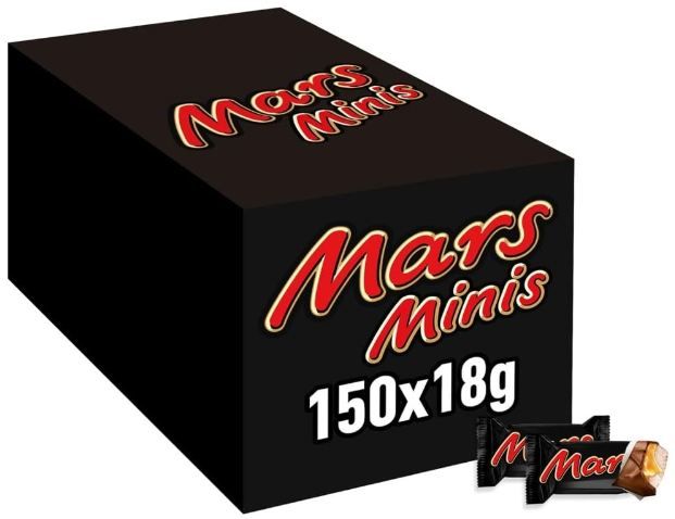 2,7kg 🍫 150er Pack Mars Minis Riegel für 20€ (statt 37€) 2,7kg 🍫 150er Pack Mars Minis Riegel für 20€ (statt 37€)