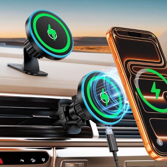 📱 Uriacg 360° Mag-Safe Autohalterung mit 15W Ladefunktion für 9,99€ (statt 20€)