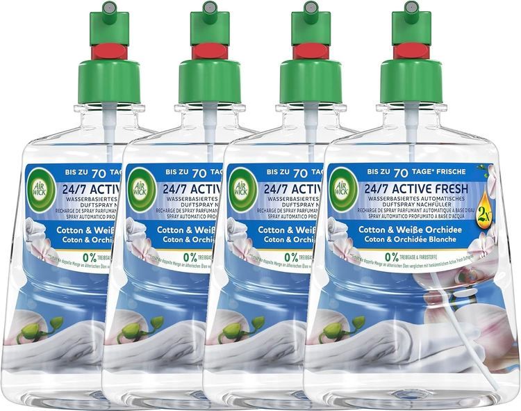 👃🏻 4er Pack Air Wick Active Fresh Cotton & Weiße Orchidee Nachfüller für 17,67€ (statt 24€) 👃🏻 4er Pack Air Wick Active Fresh Cotton & Weiße Orchidee Nachfüller für 17,67€ (statt 24€)