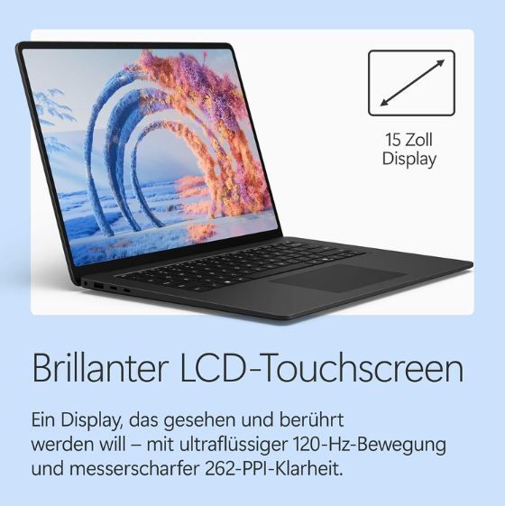 💻 Microsoft Surface 15 💻 Microsoft Surface 15 mit Snapdragon X2 Elite, 16GB/512GB für 1.649€ (statt 1.849€)