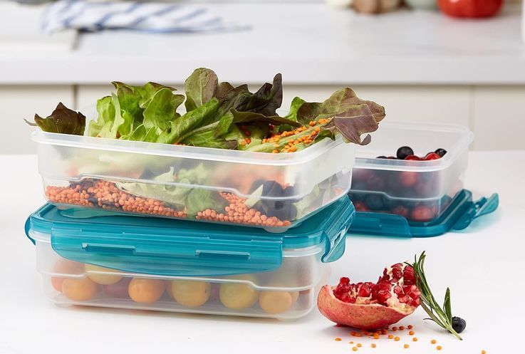 🍱 3er Pack Amazon Basics Lebensmittelboxen mit Deckel, 1,2L für 4,94€ (statt 8€) 🍱 3er Pack Amazon Basics Lebensmittelboxen mit Deckel, 1,2L für 4,94€ (statt 8€)