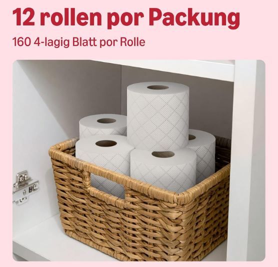 🧻 48 Rollen by Amazon Premium Toilettenpapier, 4-lagig ab 18,23€ (statt 27€) 🧻 48 Rollen by Amazon Premium Toilettenpapier, 4 lagig ab 18,23€ (statt 27€)