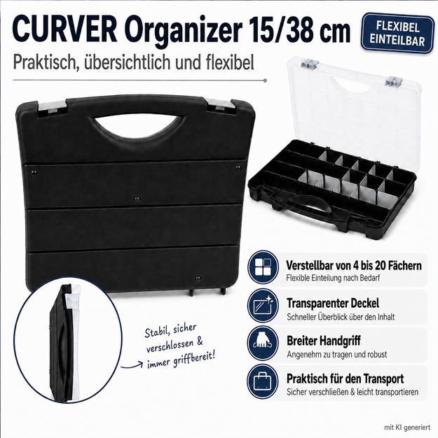 🗃️ 3x Curver Sortimentskasten mit 4 bis 20 Fächern für 24,99€ (statt 75€) 🗃️ 3x Curver Sortimentskasten mit 4 bis 20 Fächern für 24,99€ (statt 75€)