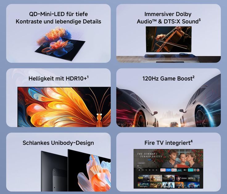 📺 Xiaomi FX Mini LED 75 📺 Xiaomi FX Mini LED 75 4K UHD QD Mini LED Smart TV für 799€ (statt 949€)