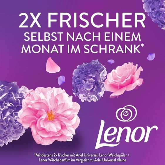 🌺 4 x Lenor Wäscheparfüm Amethyst Blütentraum, je 495g ab 30,24€ (statt 40€) 🌺 4 x Lenor Wäscheparfüm Amethyst Blütentraum, je 495g ab 30,24€ (statt 40€)