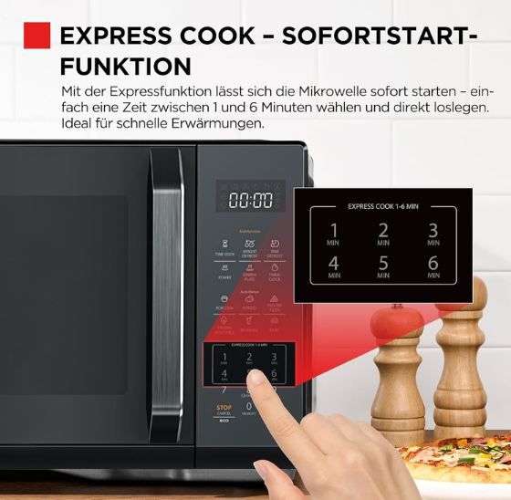 🍛 Toshiba MW3-EM20PE Mikrowelle mit 800W & 20L für 84,97€ (statt 110€) 🍛 Toshiba MW3 EM20PE Mikrowelle mit 800W & 20L für 84,97€ (statt 110€)