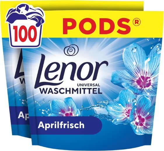 🫧 100er Pack Lenor Aprilfrisch Waschmittel Pods ab 22€ (statt 32€) 🫧 100er Pack Lenor Aprilfrisch Waschmittel Pods ab 22€ (statt 32€)