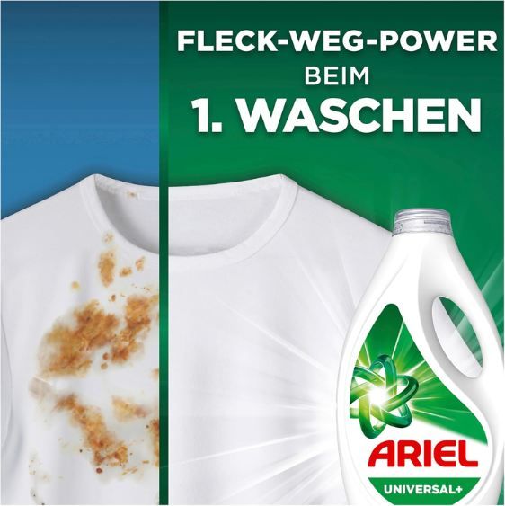 🫧 111 WL Ariel Universal+ Flüssigwaschmittel ab 20,89€ (statt 30€)