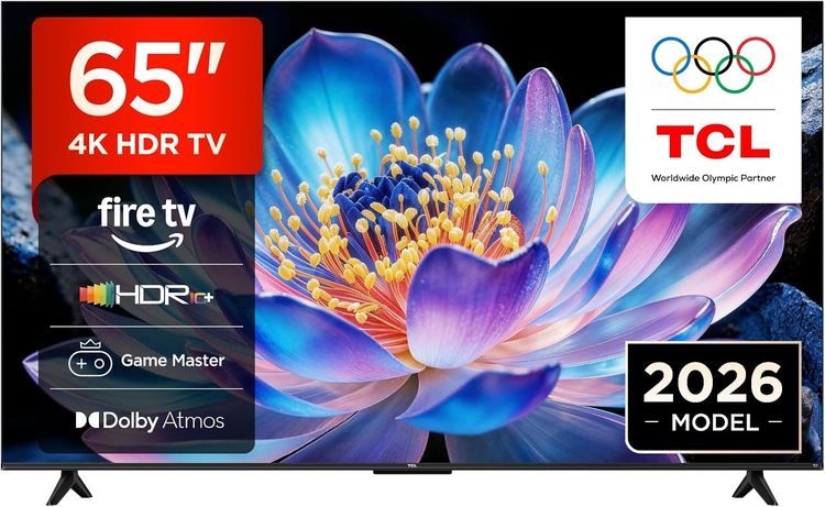 📺 TCL 65V6D 65 📺 TCL 65V6D 65 4K UHD Smart TV mit HDR10+, Dolby Atmos & DTS:X für 449€ (statt 649€)