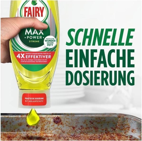 🧼 2 x 8er Pack Fairy Max Power Spülmittel Zitrone für 30,66€ (statt 48€) 🧼 2 x 8er Pack Fairy Max Power Spülmittel Zitrone für 30,66€ (statt 48€)