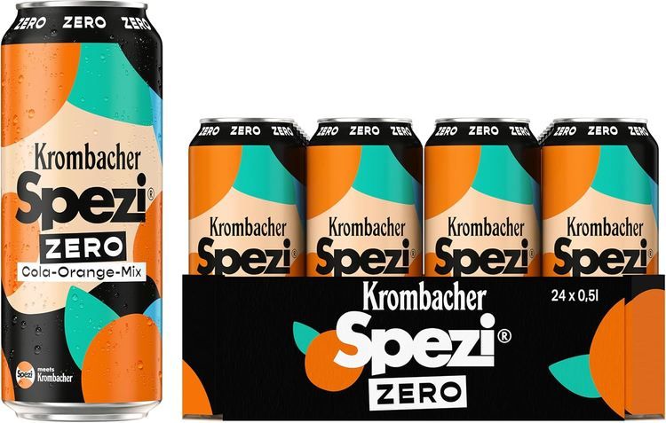 🥤 24er Pack Krombacher Spezi Zero Dose, 0,5L ab 18,99€ (statt 26€) - 0,79€ pro Dose 🥤 24er Pack Krombacher Spezi Zero Dose, 0,5L ab 18,99€ (statt 26€) 0,79€ pro Dose