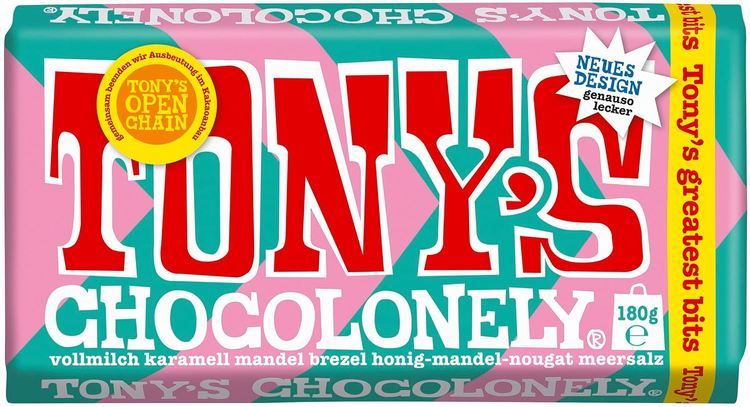 🍫 4x Tonys Chocolonely Greatest Bits Tafel, je 180g für 12,57€ (statt 18€)