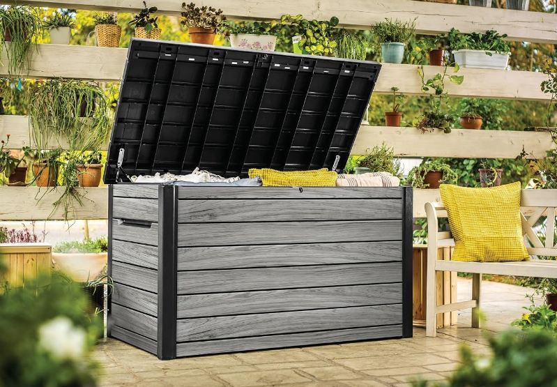 🏡 Keter Ontario Holz-Design Auflagenbox mit 870 Liter für 192€ (statt 239€) 🏡 Keter Ontario Holz Design Auflagenbox mit 870 Liter für 192€ (statt 239€)