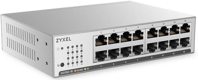 🖥️ Zyxel GS1100-16 Netzwerk Unmanaged 16-Port Gigabit Switch für 47,61€ (statt 55€) 🖥️ Zyxel GS1100 16 Netzwerk Unmanaged 16 Port Gigabit Switch für 47,61€ (statt 55€)