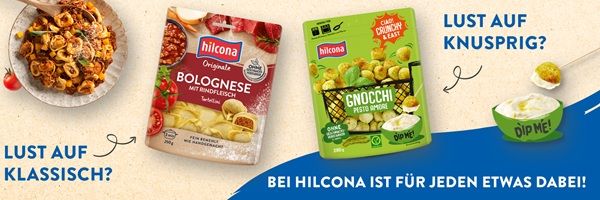 🥟 Hilcona Pasta Originale oder Hilcona Crunchy & Easy Gnocchi gratis ausprobieren 🥟 Hilcona Pasta Originale oder Hilcona Crunchy & Easy Gnocchi gratis ausprobieren