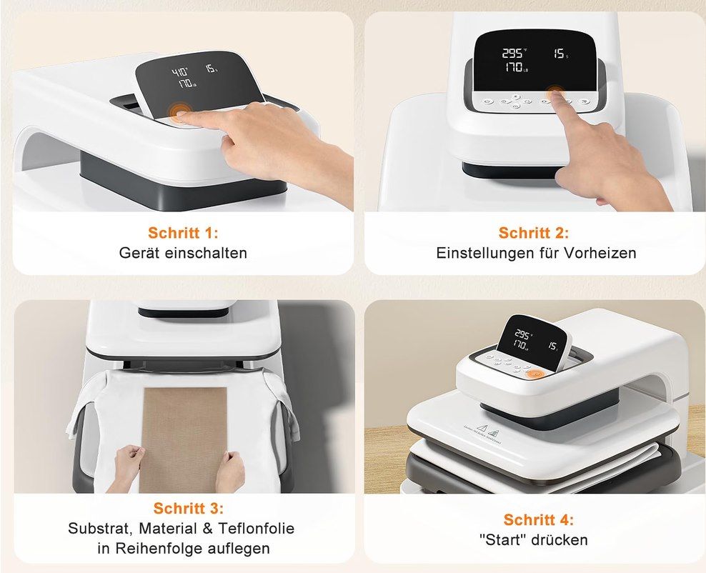 👕 HTVRONT Auto Heat Press 2 vollautomatische smarte Transferpresse für 319,99€ (statt 390€) 👕 HTVRONT Auto Heat Press 2 vollautomatische smarte Transferpresse für 319,99€ (statt 390€)