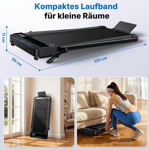 🚶‍♂️ MERACH T19 Walking Pad bis 6% Steigung + bis 12km/h für 142,97€ (statt 170€) 🚶‍♂️ MERACH T19 Walking Pad bis 6% Steigung + bis 12km/h für 142,97€ (statt 170€)