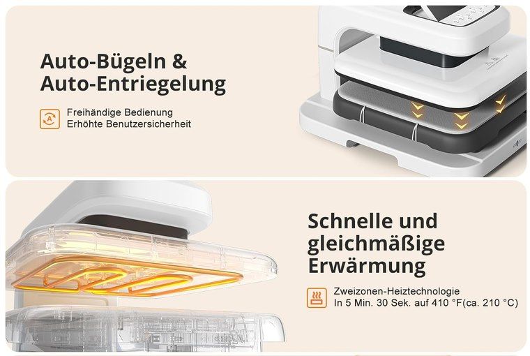 👕 HTVRONT Auto Heat Press 2 vollautomatische smarte Transferpresse für 319,99€ (statt 390€) 👕 HTVRONT Auto Heat Press 2 vollautomatische smarte Transferpresse für 319,99€ (statt 390€)