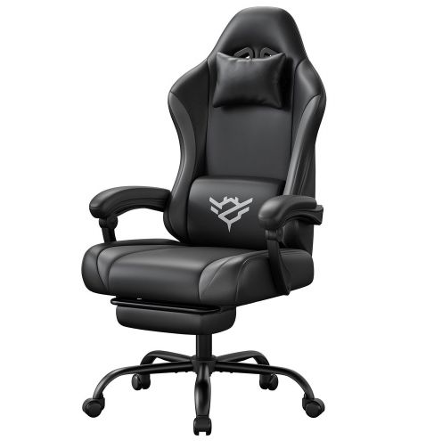 💺 SONGMICS ergonom. Gamingstuhl aus PU-Leder mit Fußstütze für 74,99€ (statt 100€)