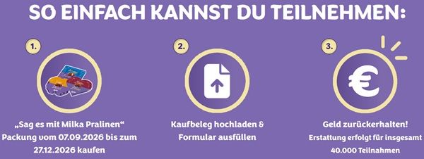 🍫 Milka-Aktion: Gratis schenken 🍫 Milka Aktion: Gratis schenken