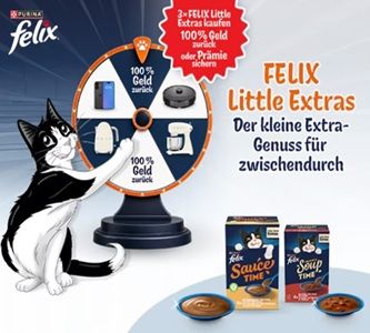 🐱 Purina: Dreh & Gewinn-Aktion mit FELIX Little Extras