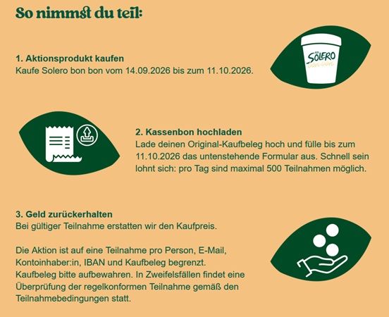 🍧 Solero Eis bon bon im Snackformat gratis ausprobieren