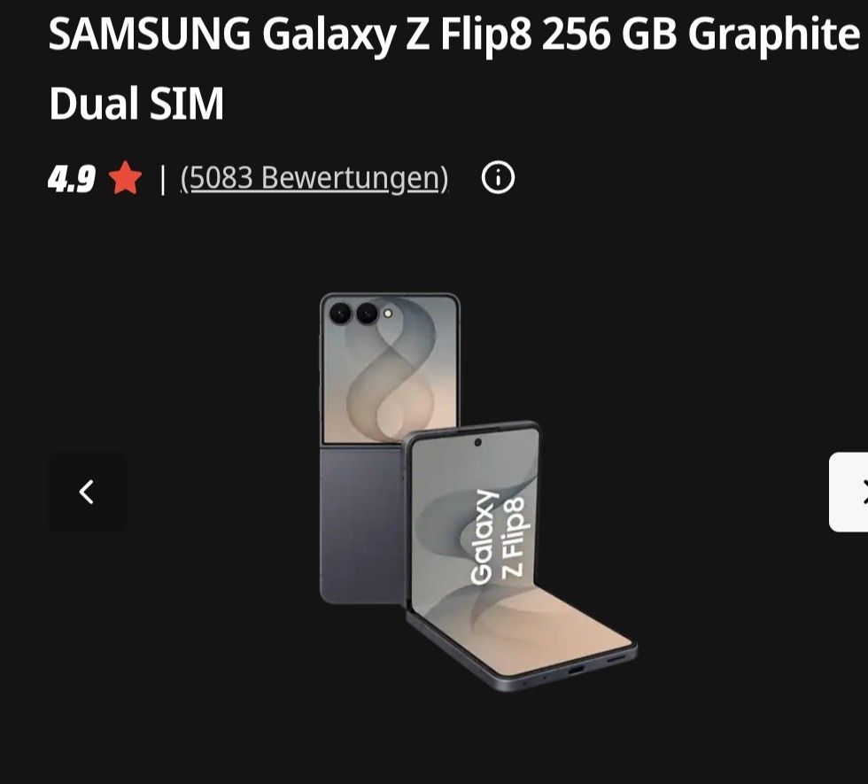 Galaxy Z Flip8 bei MediaMarkt für 679€ Galaxy Z Flip8 bei MediaMarkt für 679€