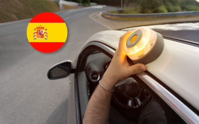Berger Advertir V16 Warnleuchte für Spanien