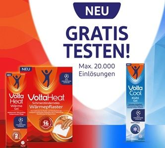🦵 dm: Ein VoltaHeat- oder VoltaCool-Produkt gratis ausprobieren