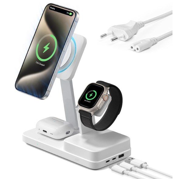 ⚡ ESR 100W 6 in 1 GaN Magsafe Ladestation für 39,99€ (statt 80€)