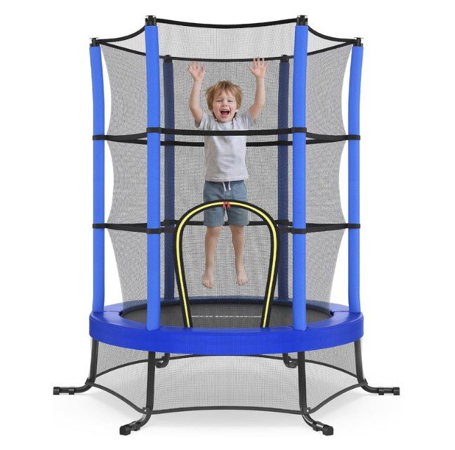 🧒 SONGMICS Kindertrampolin (174 cm) mit Sicherheitsnetz für 53,99€ (statt 65€)