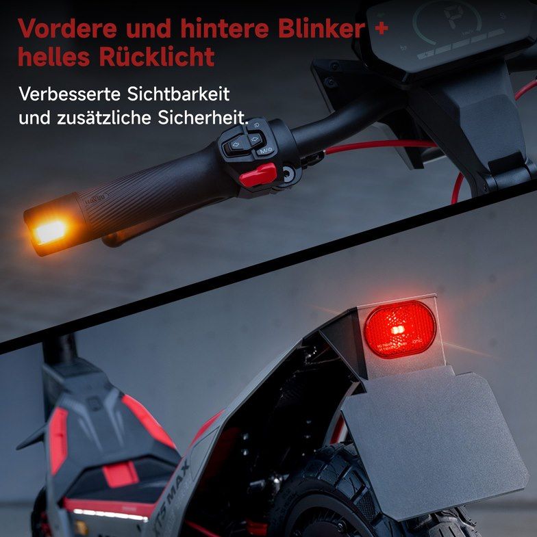 🛴 Navee XT5 Max 700W E Scooter mit 899Wh, 110km + feuerfeste Tasche für 1.033€ (statt 1.188€)