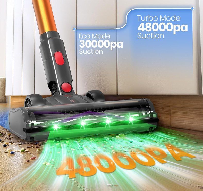 🧹 Zynet DP2 Akku Staubsauger mit 600W & LED Display für 76,99€ (statt 110€)