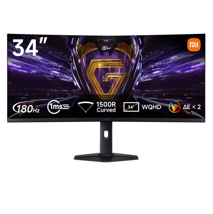 🖥️ Xiaomi G34WQi (2026) Curved Gaming Monitor mit 180Hz für 229€ (statt 260€)