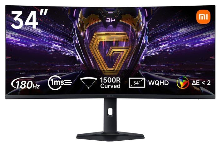 🖥️ Xiaomi G34WQi (2026) Curved Gaming Monitor mit 180Hz für 229€ (statt 260€) 🖥️ Xiaomi G34WQi (2026) Curved Gaming Monitor mit 180Hz für 229€ (statt 260€)