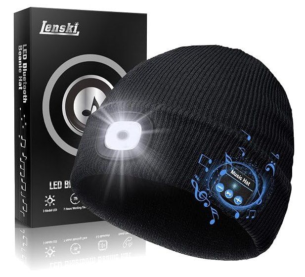 🎶 Lenski Bluetooth Beanie Mütze mit Licht & Kopfhörer für 9,99€ (statt 17€) 🎶 Lenski Bluetooth Beanie Mütze mit Licht & Kopfhörer für 9,99€ (statt 17€)