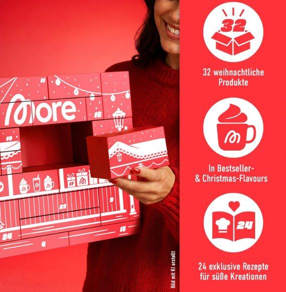 💪 More Adventskalender 2026 für 89,99€ (statt 120€) - Warenwert von ca 145€ 💪 More Adventskalender 2026 für 89,99€ (statt 120€) Warenwert von ca 145€