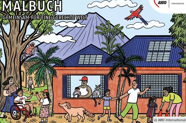 ✍🏻 Gratis Malbuch von der AWO: Gemeinsam für eine gerechte Welt ✍🏻 Gratis Malbuch von der AWO: Gemeinsam für eine gerechte Welt