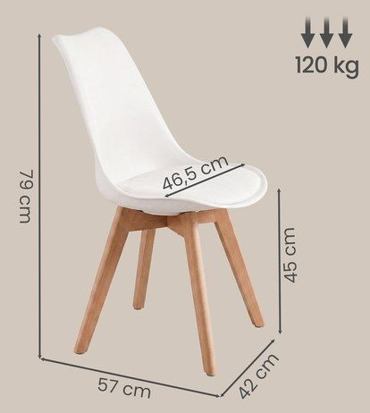 🪑 2x VASAGLE gepolsterte Küchenstühle aus PU Leder & Buchenholz für 45,99€ (statt 56€) 🪑 2x VASAGLE gepolsterte Küchenstühle aus PU Leder & Buchenholz für 45,99€ (statt 56€)