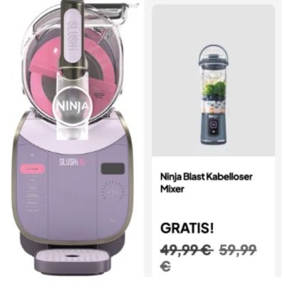 🍹 Ninja SLUSHi XL Eismaschine inkl. Ninja Blast Mixer 🧨 für 280,49€ (statt 380€)