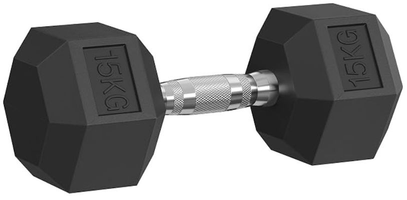 🏋🏻‍♀️ 12,5 kg Songmics Hexagon Hanteln aus Gusseisen für 35,69€ (statt 42€)