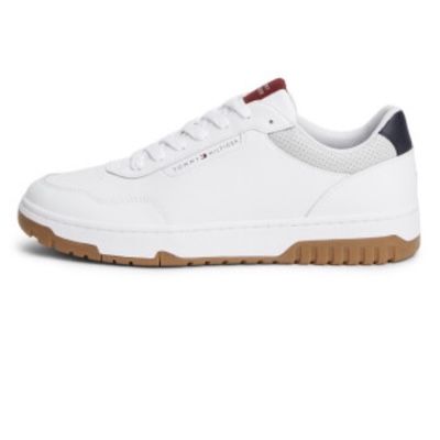 💥👟 Tommy Hilfiger Herren Th Basket Core Leather Low Top Sneaker für 66,36€ (statt 81€)